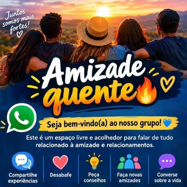 Amizades coloridas whatsapp